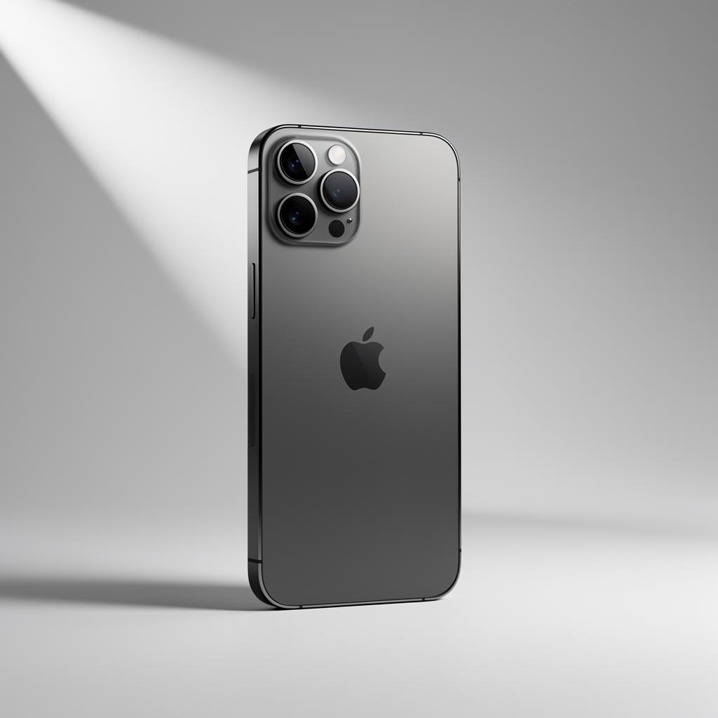 Premium graphite iPhone, the kind we buy in Arlington